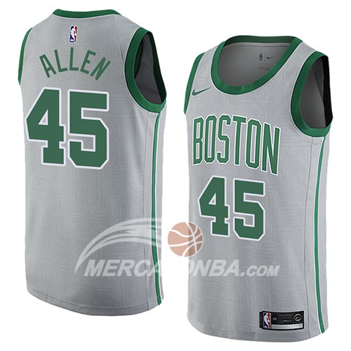 Maglia NBA Boston Celtics Kadeem Allen Ciudad 2018 Grigio